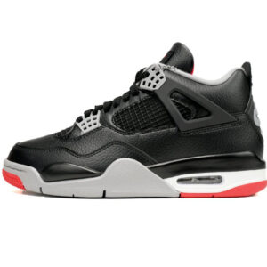 Jordan 4 bred reps side views