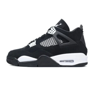Jordan 4 white thunder side views