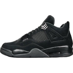 Jordan 4 black cat reps side view
